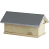 Maisonnette pour bourdons en bois et zinc
