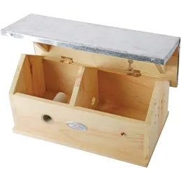 Maisonnette pour bourdons en bois et zinc