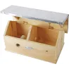 Maisonnette pour bourdons en bois et zinc