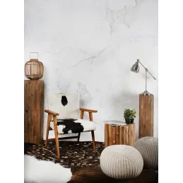 Tapis en peau de vache véritable