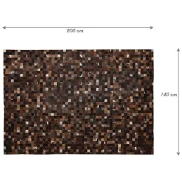 Tapis en peau de vache véritable