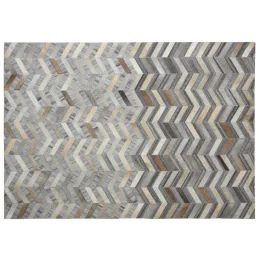 Tapis en peau de vache véritable