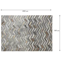 Tapis en peau de vache véritable