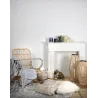 Tapis en peau de vache véritable