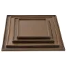 Plateau en métal doré antique (Lot de 4)