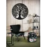 Lampe baladeuse en laiton et bois foncé