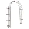 Arche de jardin pour plante grimpante en métal vieilli