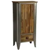 Armoire en bois et métal