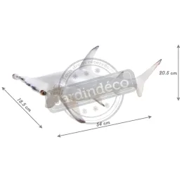Requin marteau en résine blanc