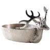 Corbeille cerf en aluminium