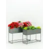 Sellettes de jardin en métal (Lot de 2)