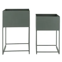 Sellettes de jardin en métal (Lot de 2)