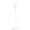 Présentoir sapin métal laqué blanc
