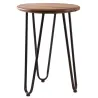 Table ronde en bois et métal Filae