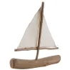 Bateau en bois flotté