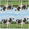 Serviette en papier de soie avec motifs (Lot de 20)