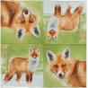 Serviette en papier de soie avec motifs (Lot de 20)