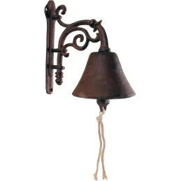 Cloche de jardin fleurs en fonte