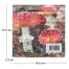 Serviette en papier de soie avec motifs (Lot de 20)