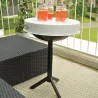 Table barbecue avec plateau amovible