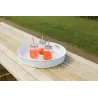Table barbecue avec plateau amovible