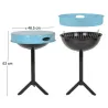 Table barbecue avec plateau amovible
