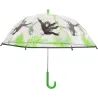 Parapluie transparent singe pour enfant