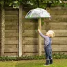 Parapluie transparent singe pour enfant