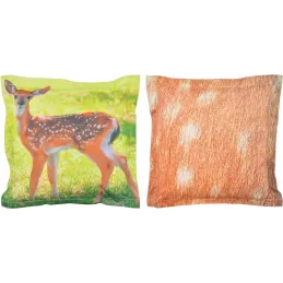 Coussin extérieur imperméable daim