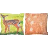 Coussin extérieur imperméable daim