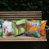 Coussin extérieur imperméable daim