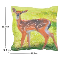 Coussin extérieur imperméable daim
