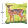 Coussin extérieur imperméable daim