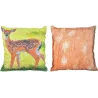 Coussin extérieur imperméable daim