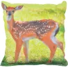 Coussin extérieur imperméable daim