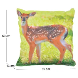 Coussin extérieur imperméable daim