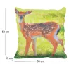 Coussin extérieur imperméable daim