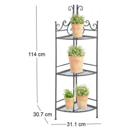 Etagère pliante à plantes Arabesques