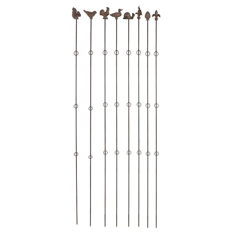 Supports à plantes verticaux (Lot de 8)