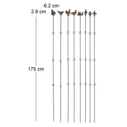 Supports à plantes verticaux (Lot de 8)