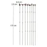 Supports à plantes verticaux (Lot de 8)