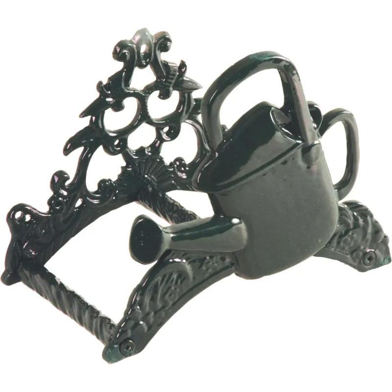 Porte tuyau d'arrosage arrosoir vert