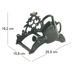 Porte tuyau d'arrosage arrosoir vert