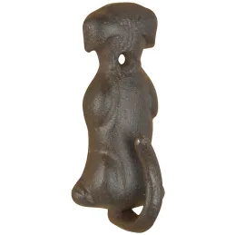 Patère queue d'animal en fonte (Lot de 2)