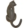 Patère queue d'animal en fonte (Lot de 2)