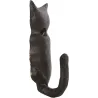 Patère queue d'animal en fonte (Lot de 2)
