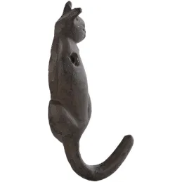 Patère queue d'animal en fonte (Lot de 2)