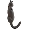 Patère queue d'animal en fonte (Lot de 2)
