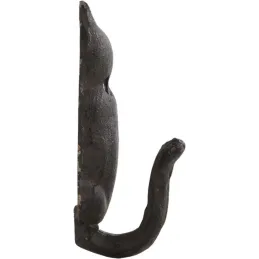 Patère queue d'animal en fonte (Lot de 2)