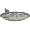 Bain d'oiseau en céramique patiné